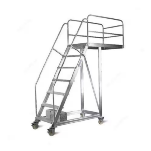 Rolling Staircase Aluminium Ladder