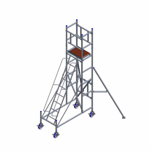 Access Ladder Podium Aluminium Scaffolding