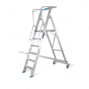 Rolling Warehouse Aluminium Ladder
