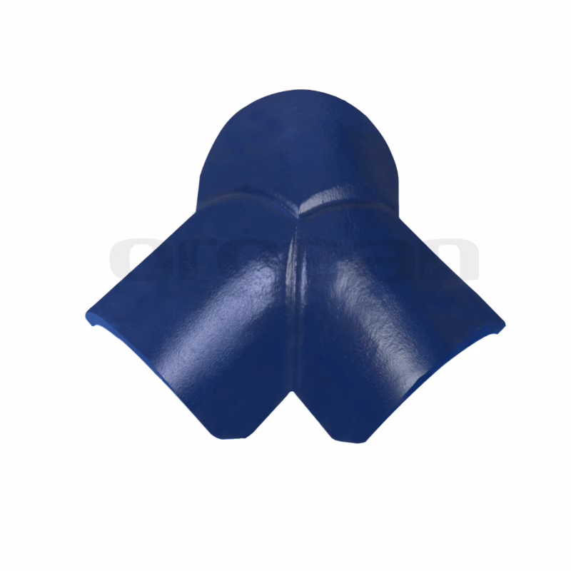 3-Way Concrete Roof Junction Tile